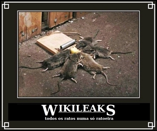 Escândalo do WikiLeaks no Brasil – vai faltar ratoeira na 