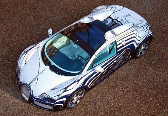 O fato que a marca francesa Bugatti Veyron fabricou um exemplar nico do